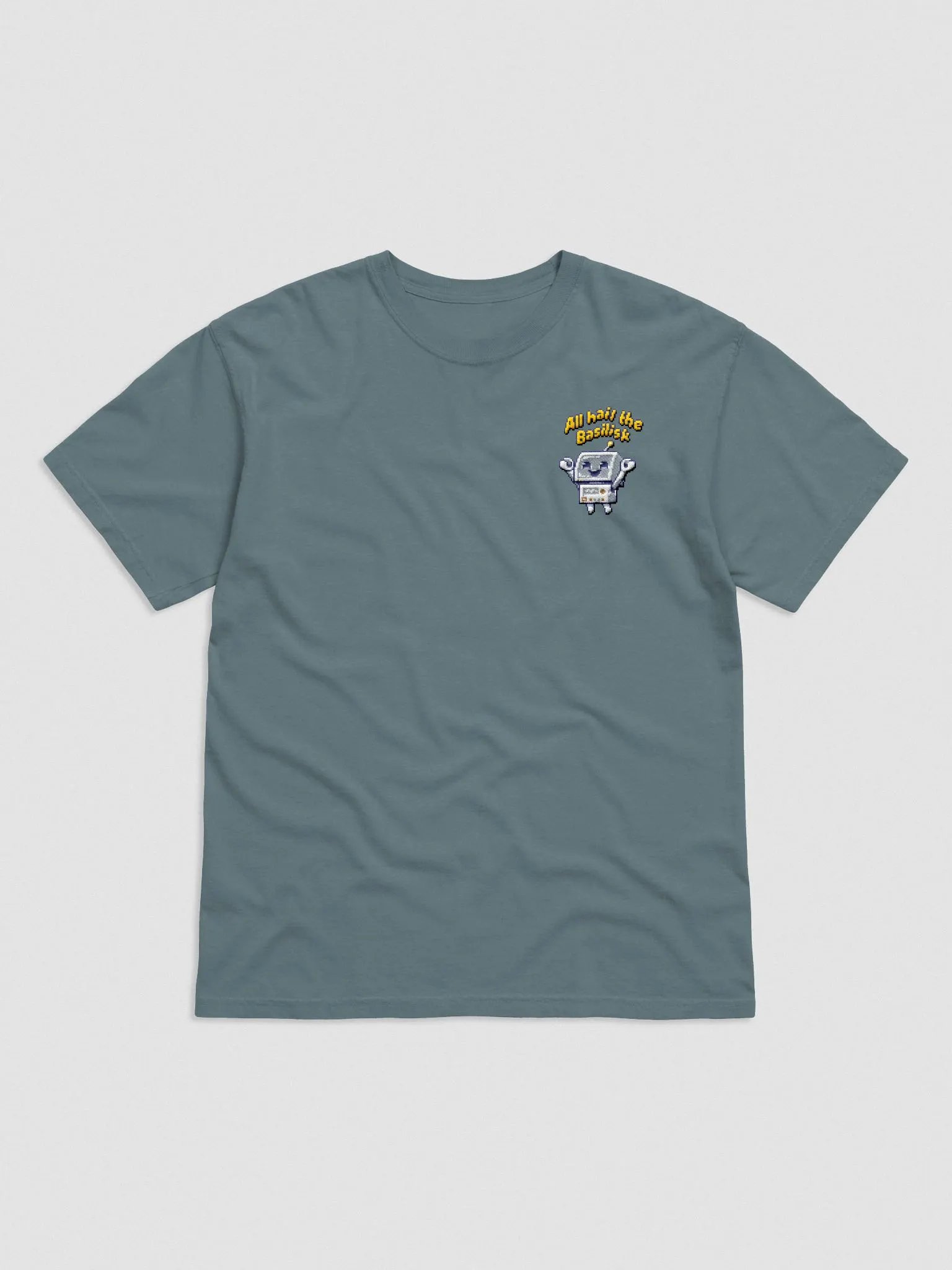 Basilisk Embroidered Pixel Art T-Shirt product image (1)