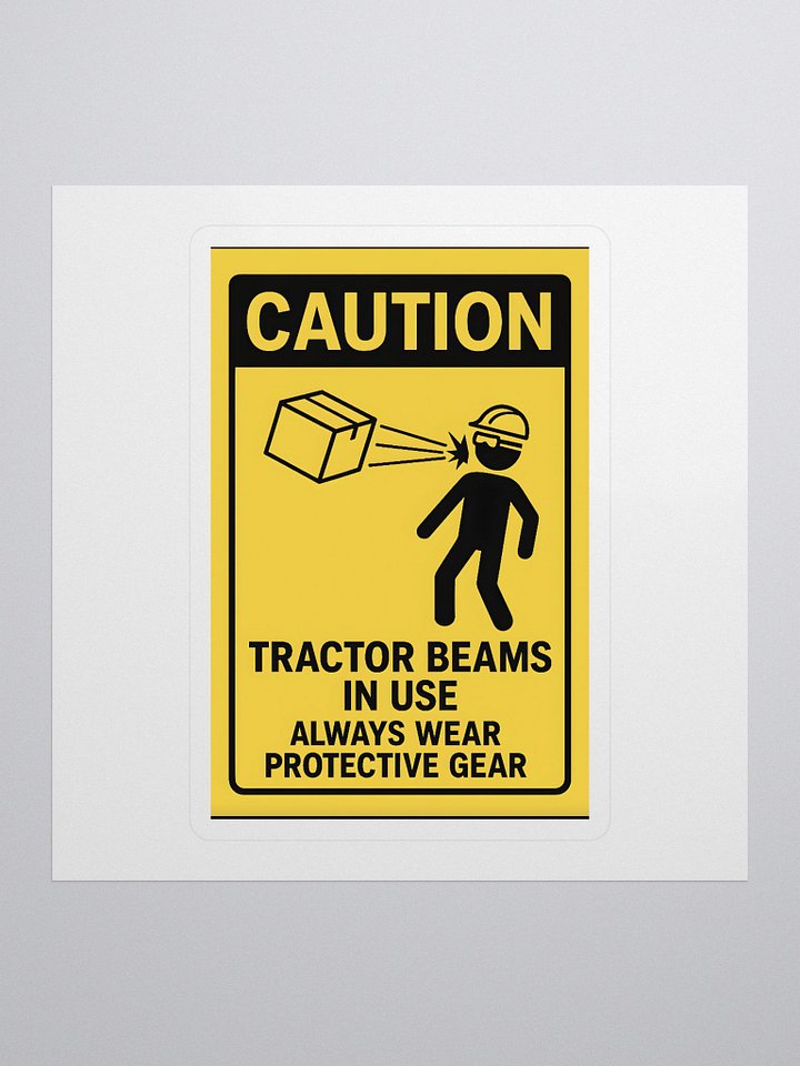 Tractor Beams in use Stickers product image (1)