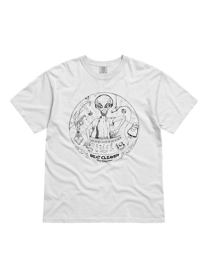 BC Sketch style White T product image (1)