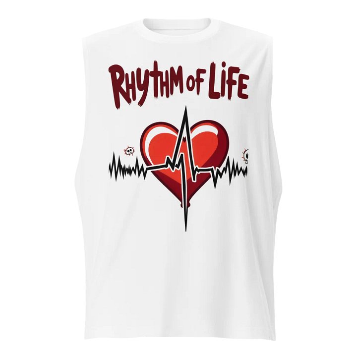 Heartbeat, Rhythm of life, ekg Muscle Tank product image (1)