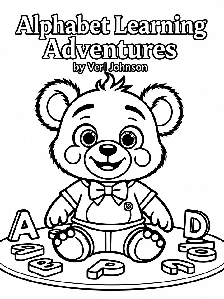 FREE Barnaby Bear’s ABCs: Tasty Treats Coloring Pack (Digital Download) product image (1)