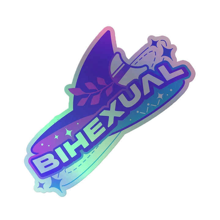 BIHEXUAL HOLOGRAPHIC STICKER product image (1)
