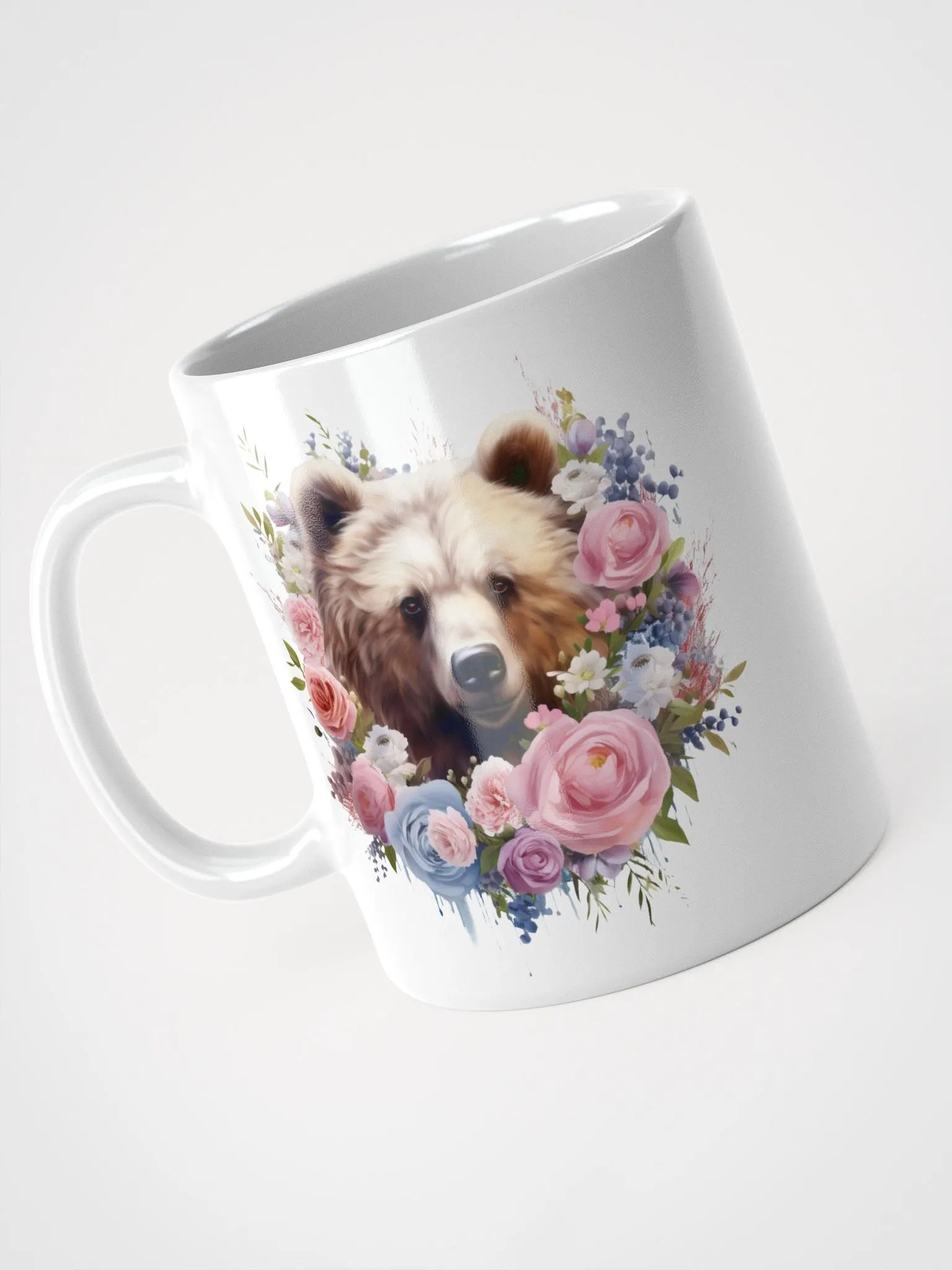Grizzley Bear Blossom White Mug product image (6)