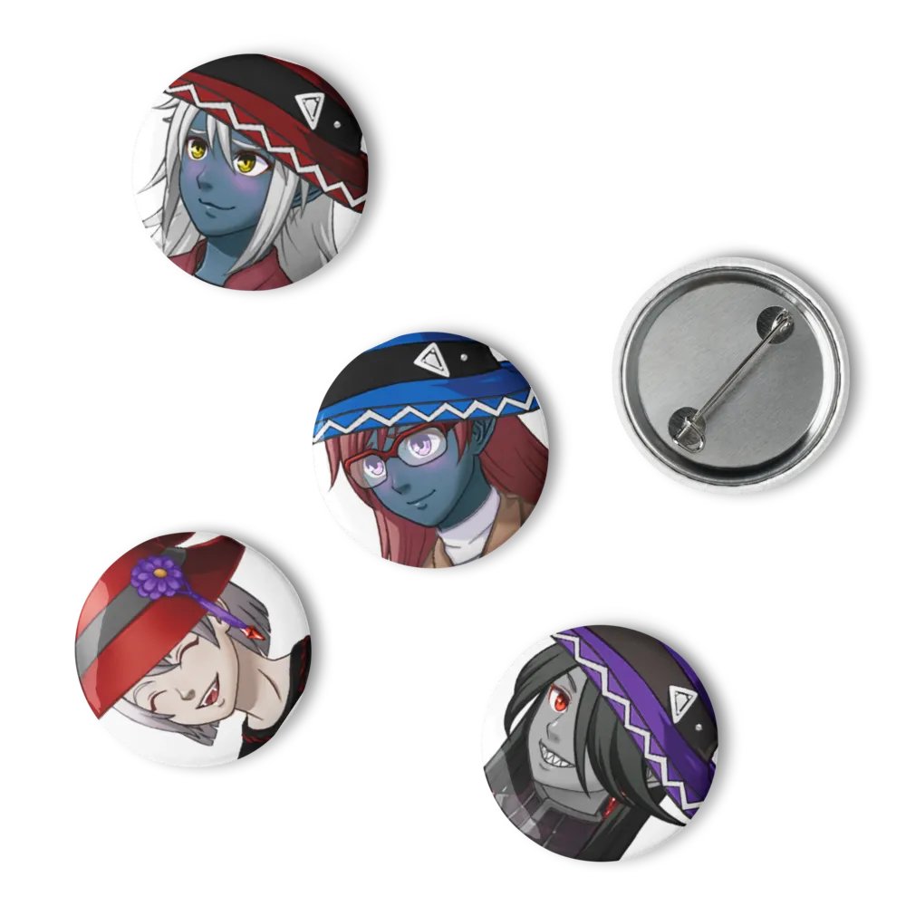 Dokkalfheim Magical University Witch Pins! (SET 2) product image (4)