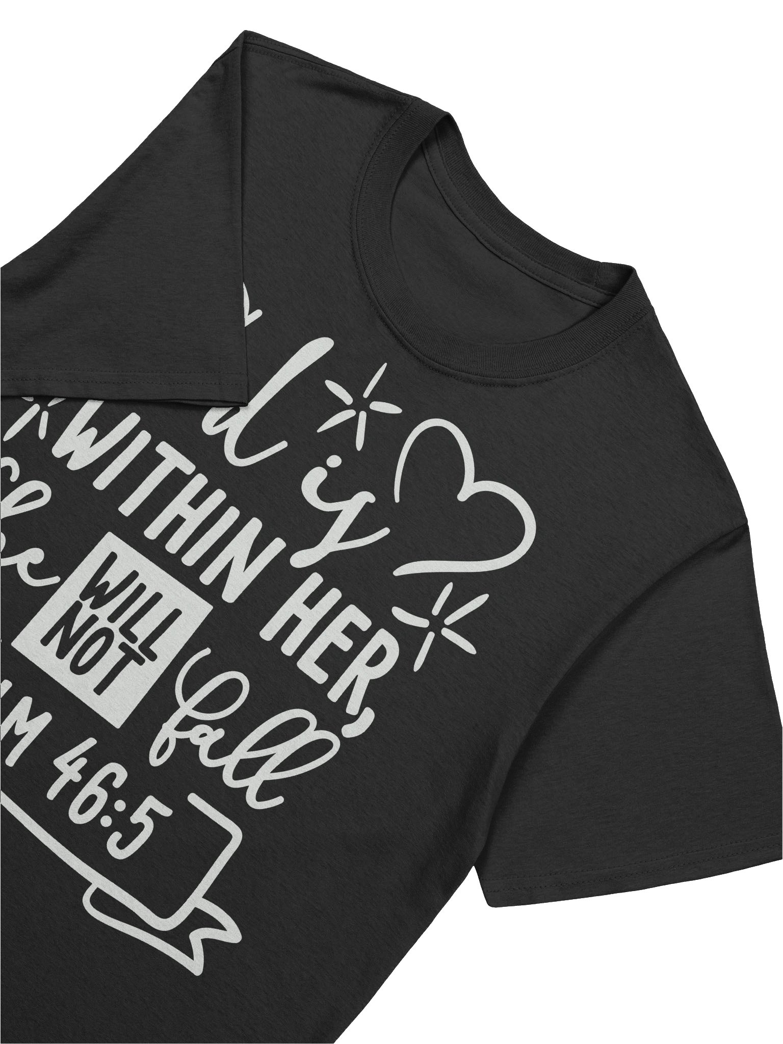 Christian Shirt God Is Within Her She Will Not Fall product image (7)