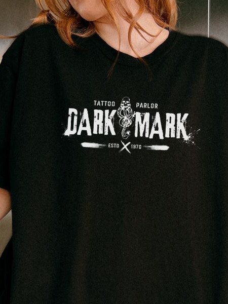 Dark Mark Tattoo Parlor Halloween Punk Grunge Shirt product image (2)