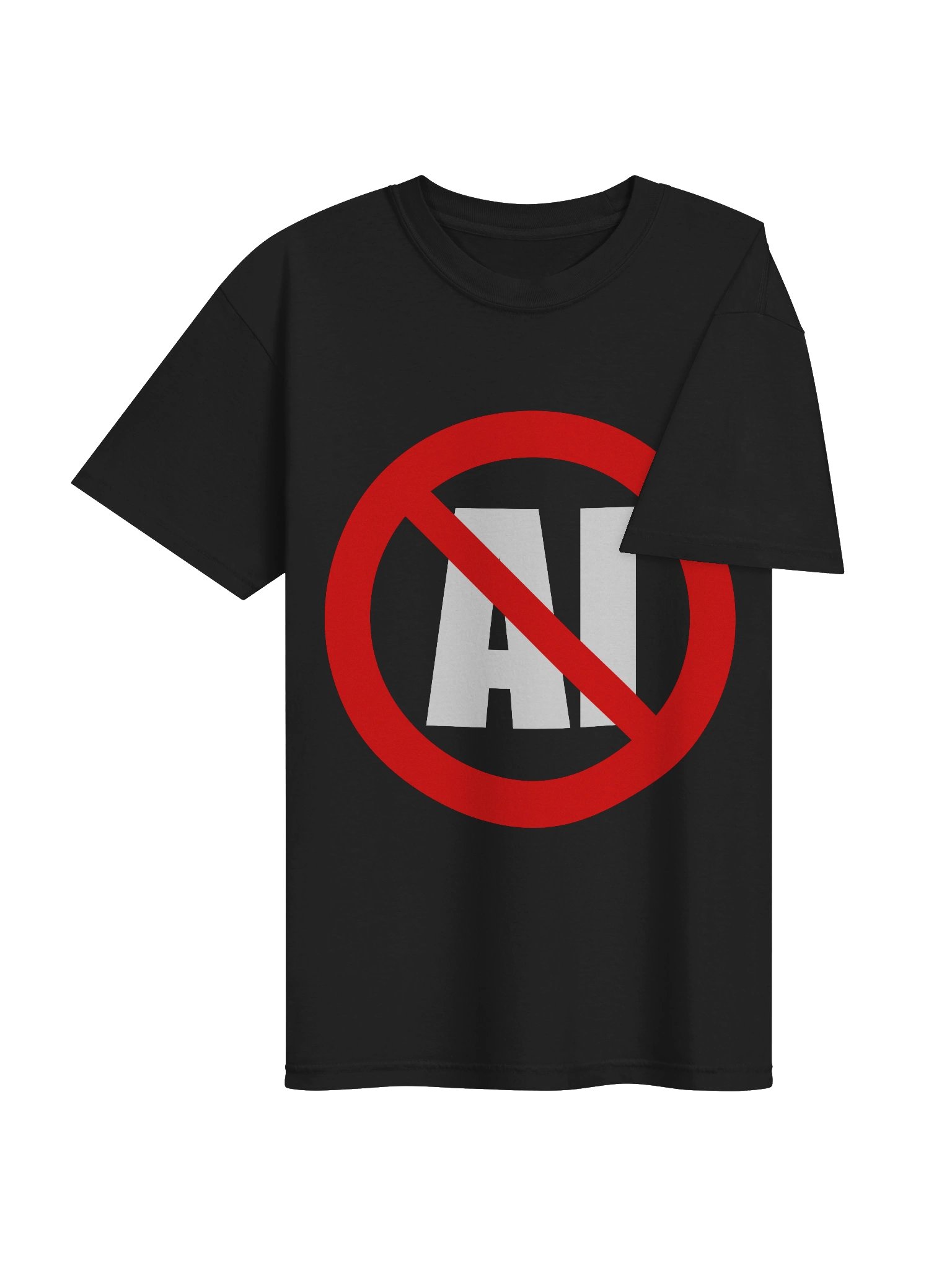 No AI T-Shirt (dark) product image (24)
