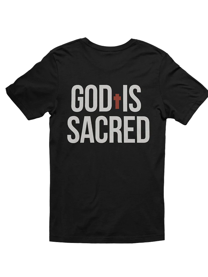 God Is Sacred — Essential Tee (Dark) product image (2)