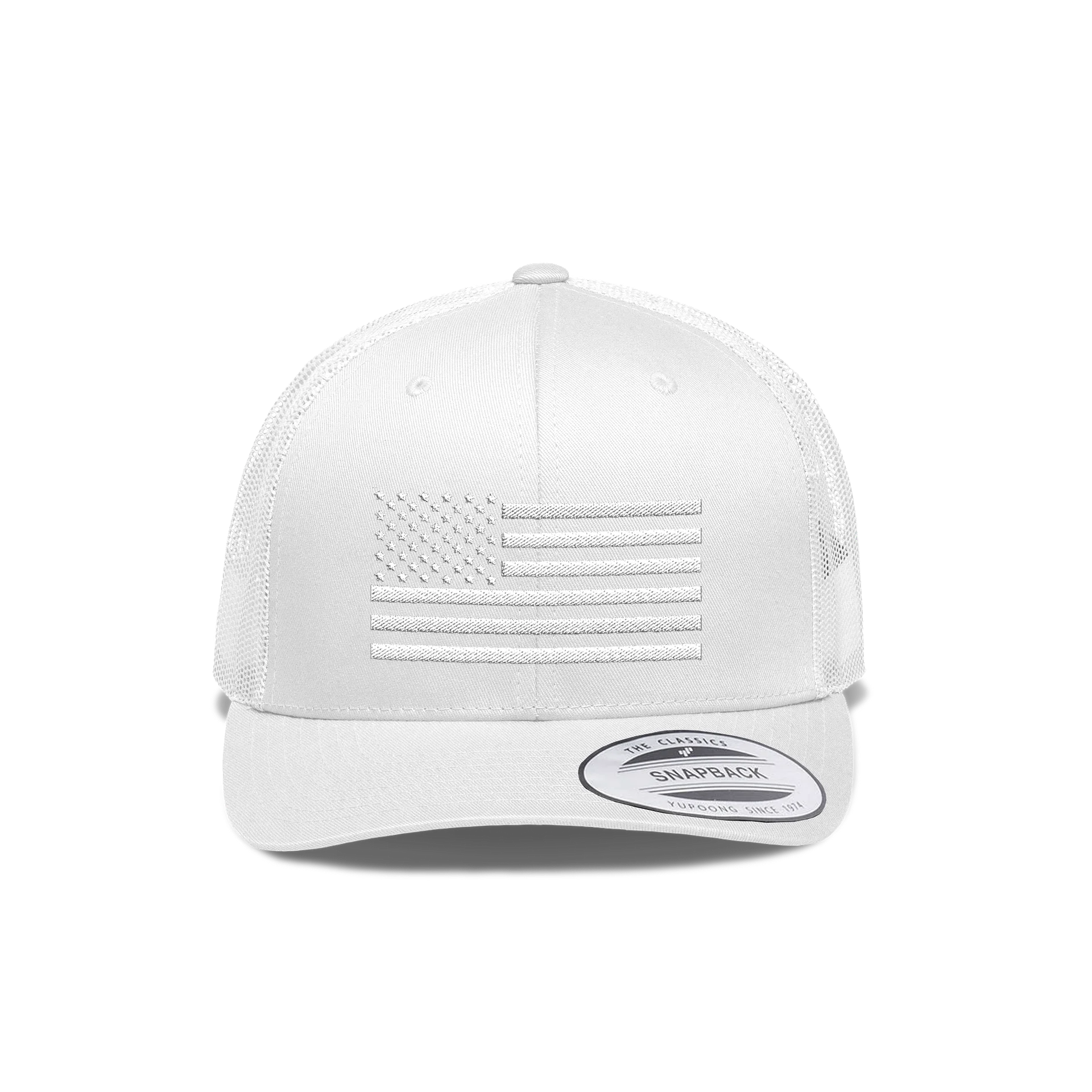 Whiteout American Flag Snapback Hat product image (1)