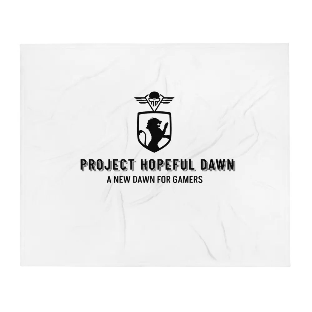 Hopeful Dawn Shield Throw Blanket product image (2)