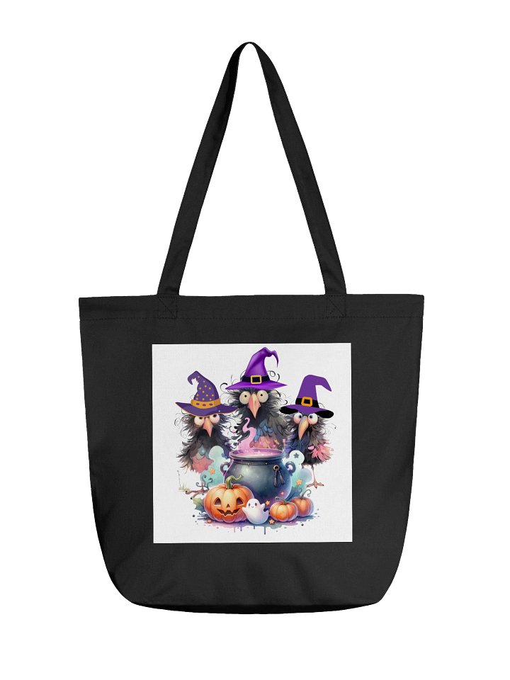 Halloween Witch Bird Tote Bag product image (2)