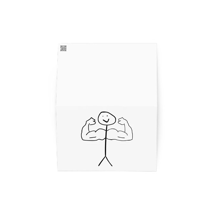 Bulked Up Vibes Greeting Card product image (4)