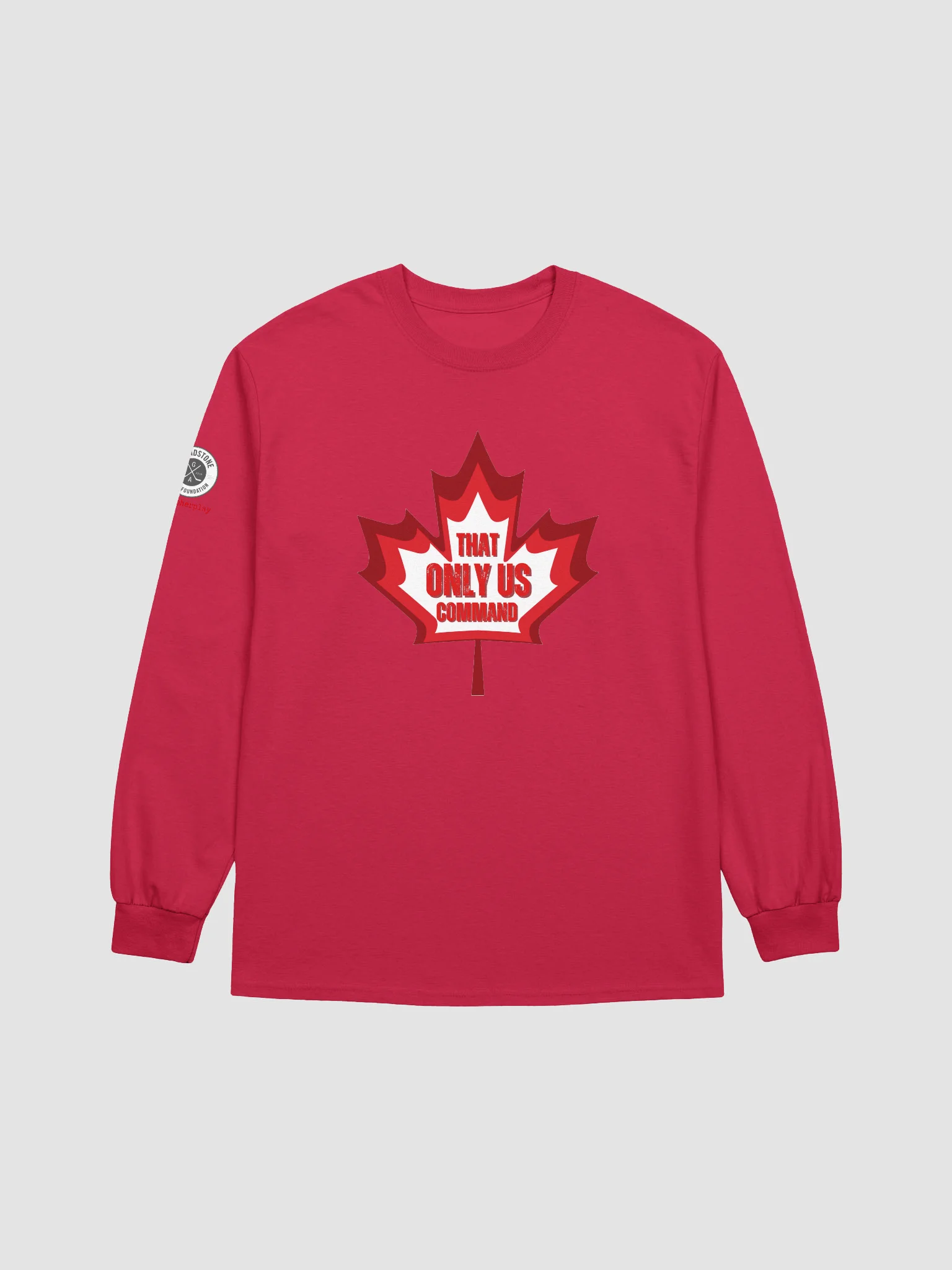 CK x GRINDSTONE "THAT ONLY US COMMAND" MAPLE LEAF LONG SLEEVE TEE product image (1)