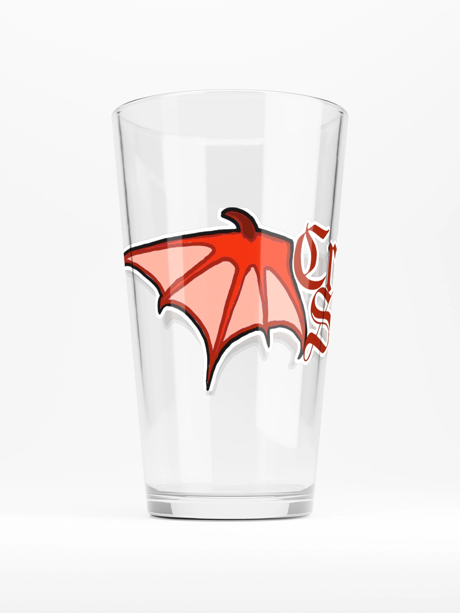 Cimson Squad Winged Logo Pint Glass product image (2)