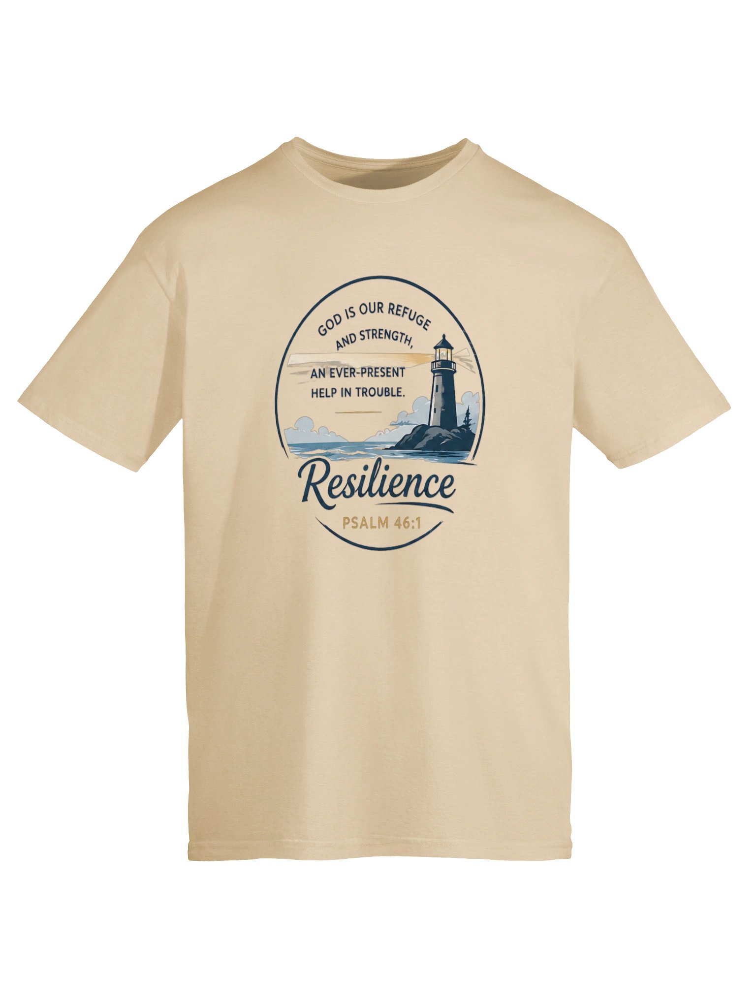 God Is Our Refuge Resilience Men’s Tee product image (5)