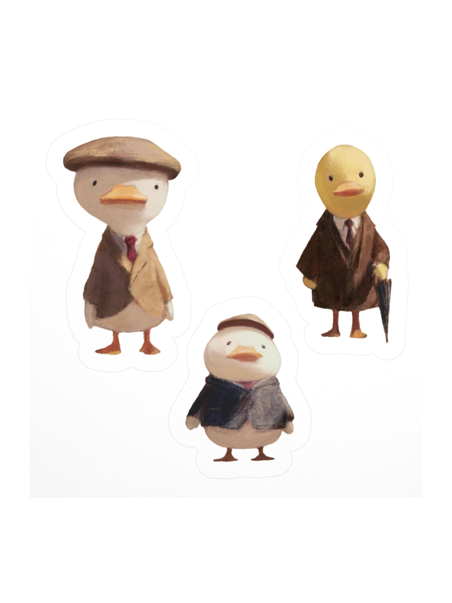duck frenz 🐣 stickers - many sizes product image (1)
