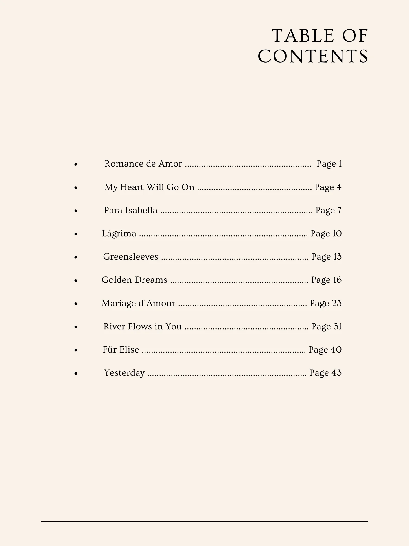 10 Easy Romantic Songs For Guitar product image (2)