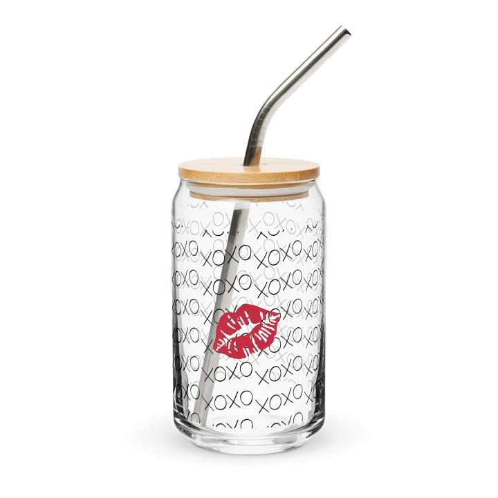 Can-Shaped Glass (xoxo) product image (1)