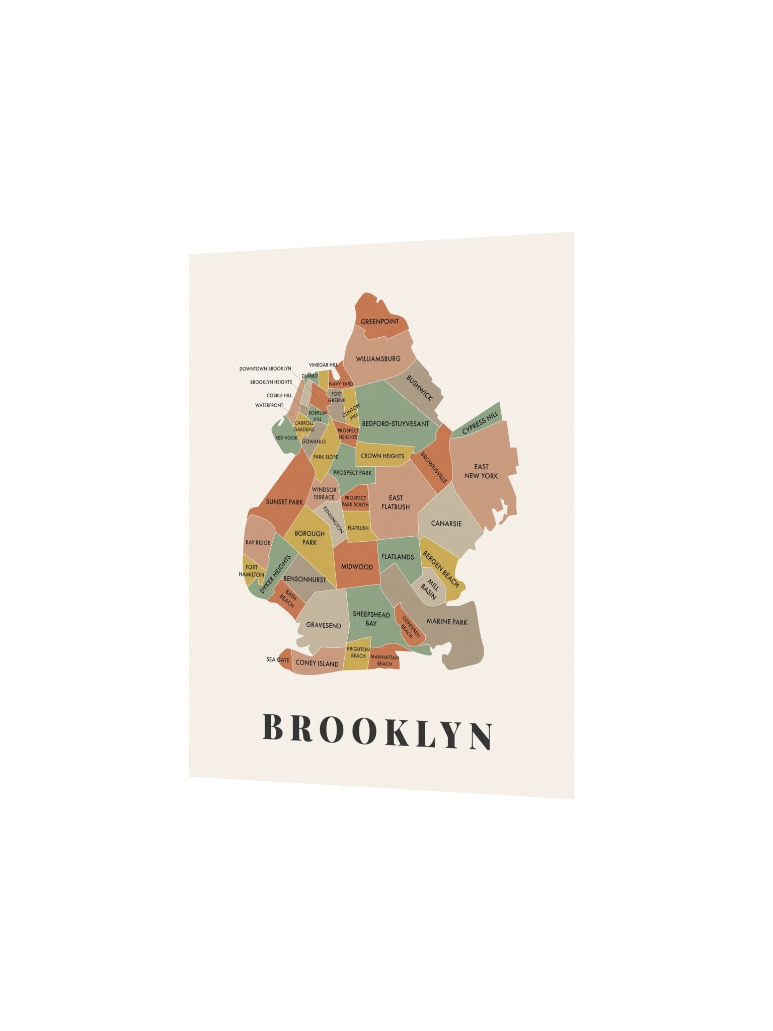 Brooklyn Neighborhood Map (Earth) product image (2)