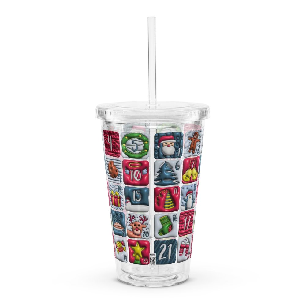 Christmas Calendar Acrylic Tumbler product image (4)