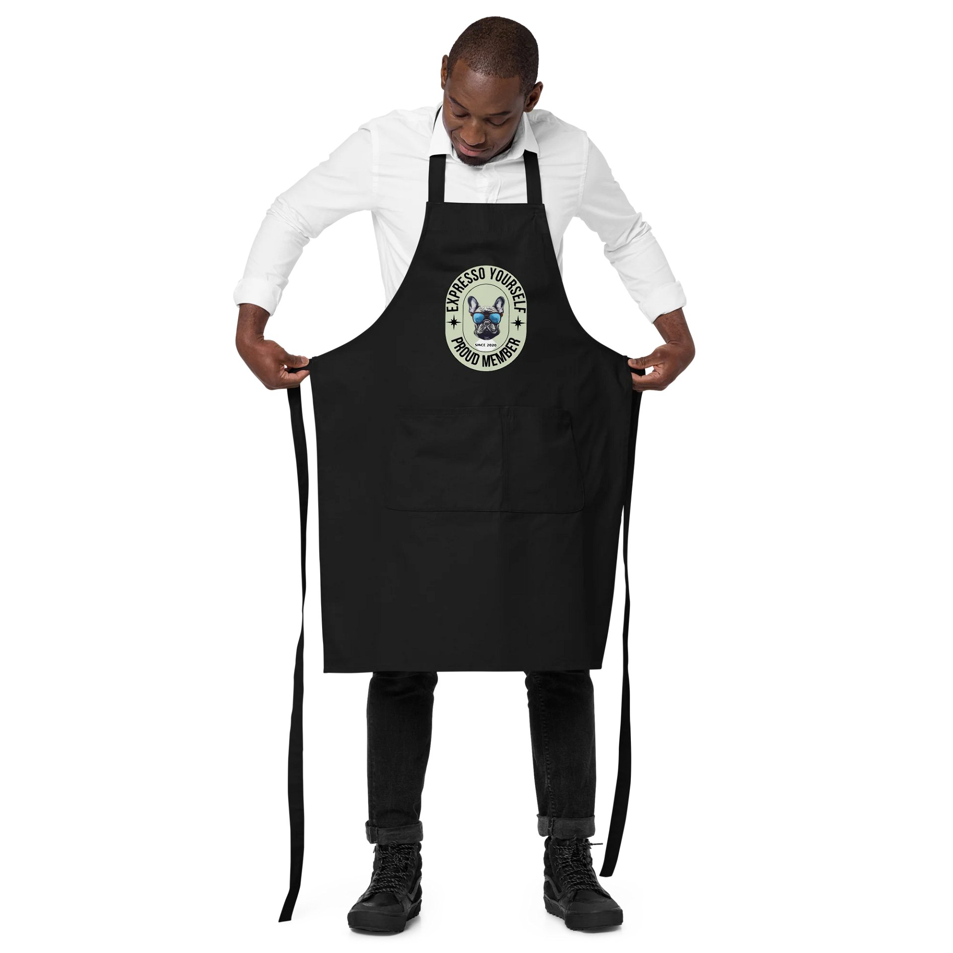 Expressive Bulldog Organic Cotton Apron product image (2)