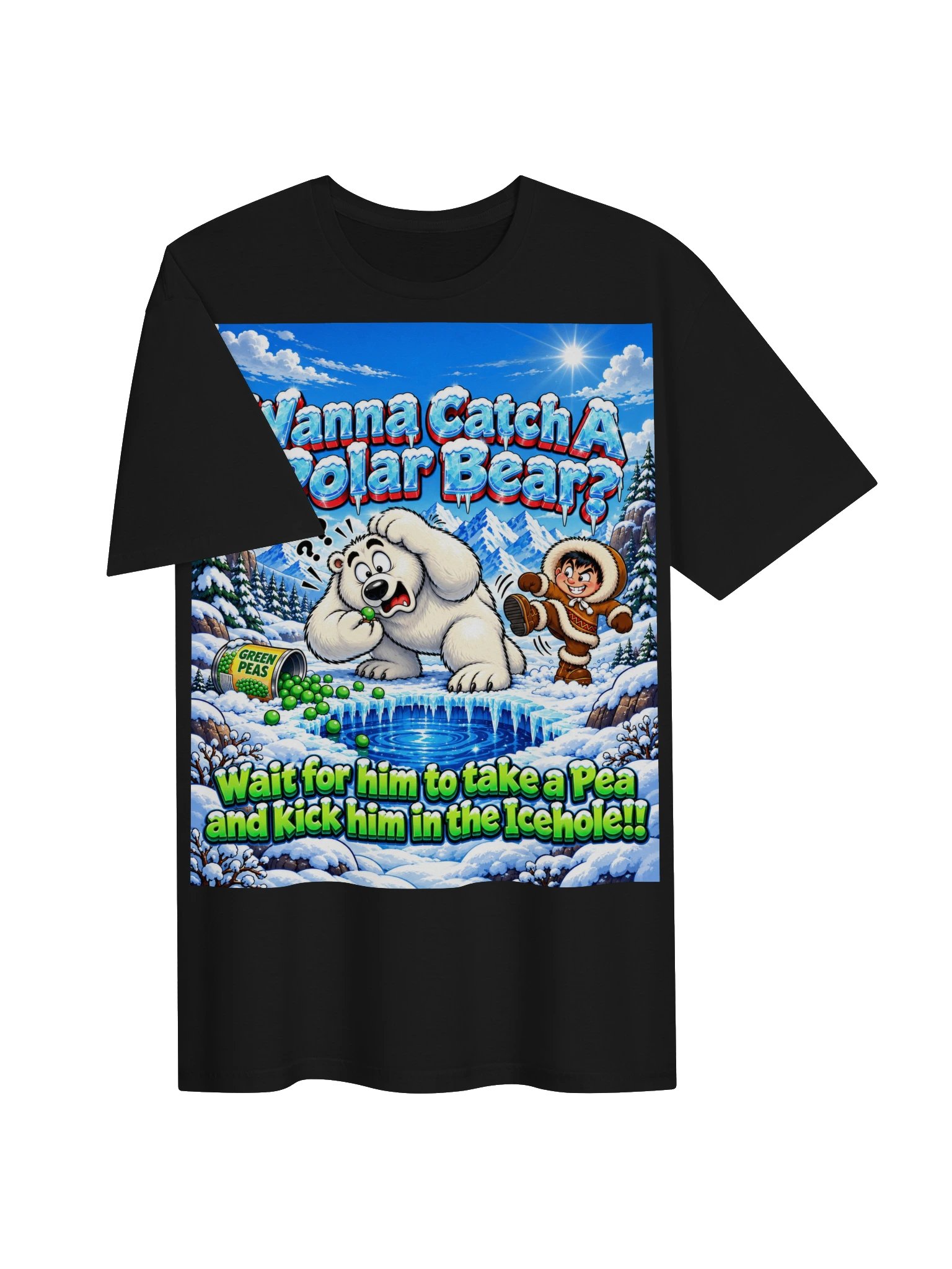 1 Earth Prints Polar Bear Gildan Unisex Softstyle T-Shirt product image (7)