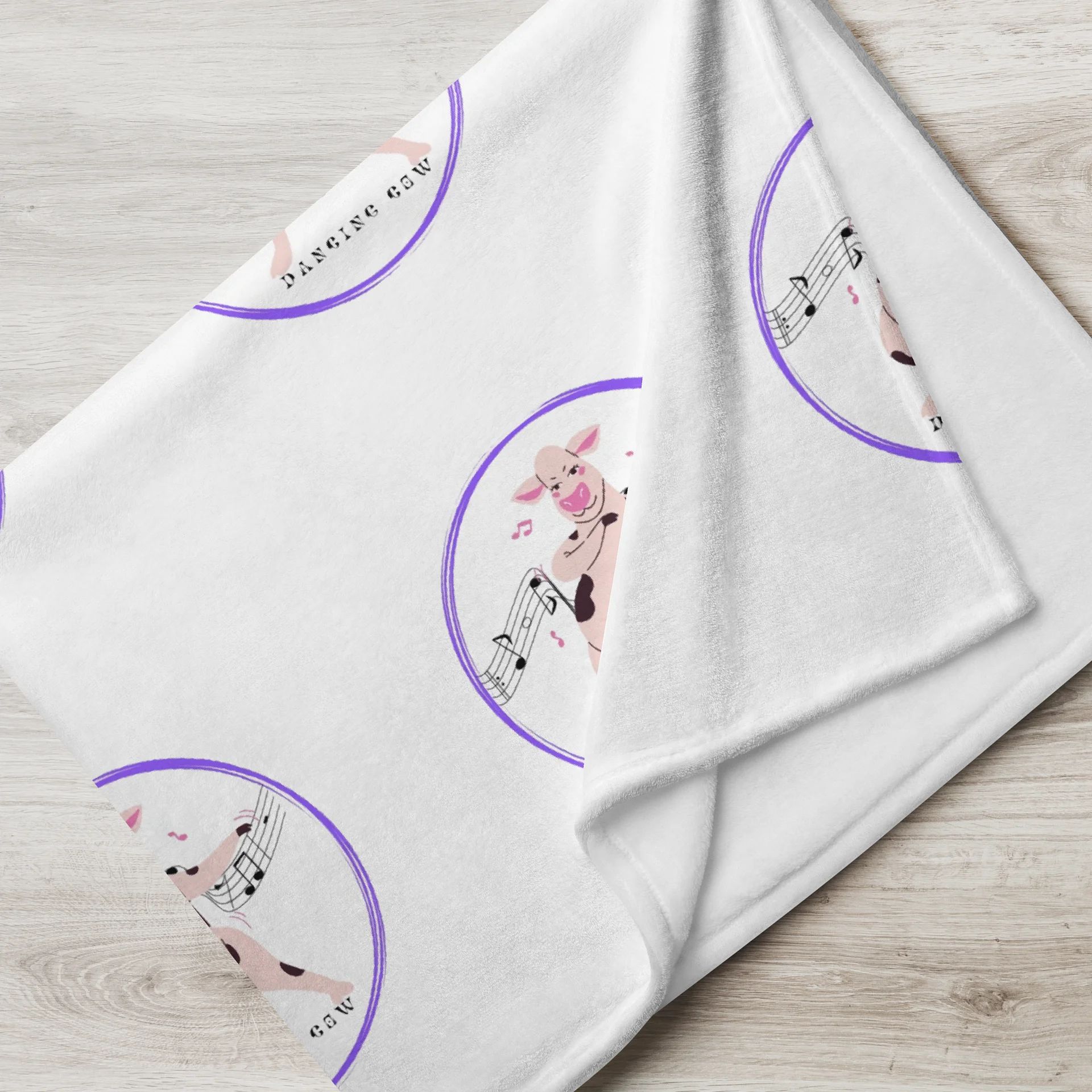 Enchanted Dancing Cow Throw Blanket product image (7)