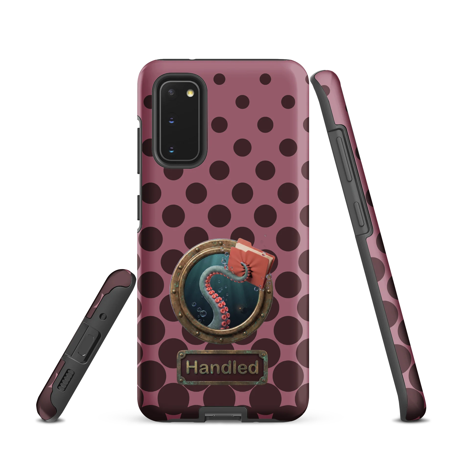 Handled tentacle tough phone case for Samsung product image (1)