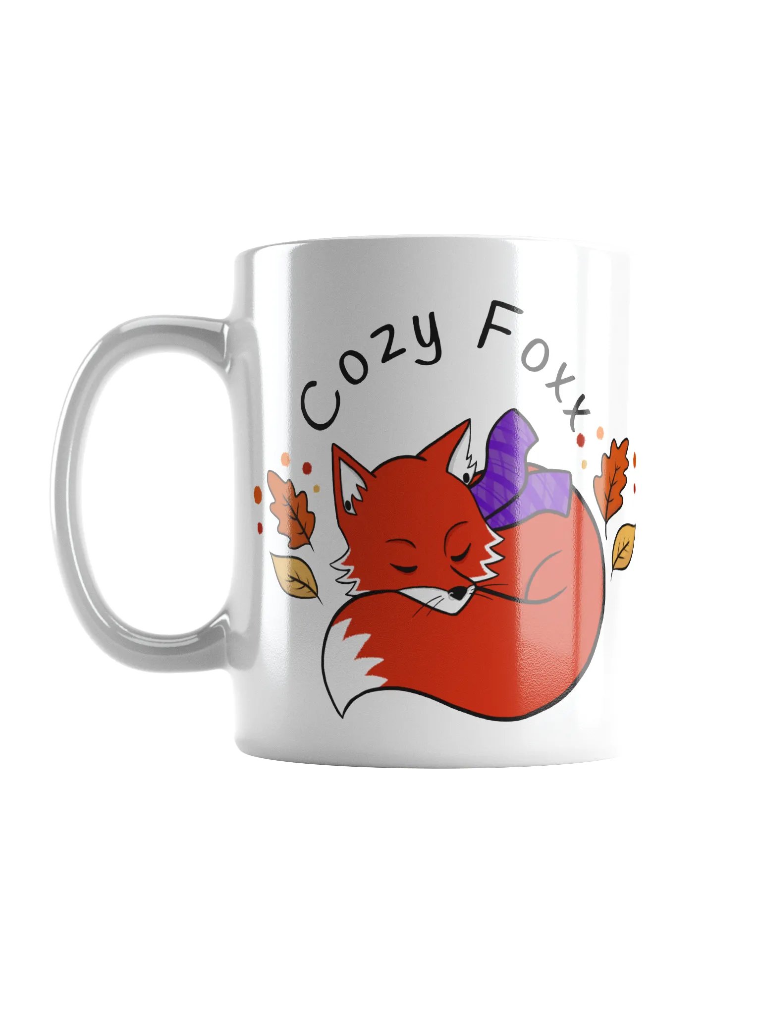 Cozy Foxx Ceramic Mug White product image (5)