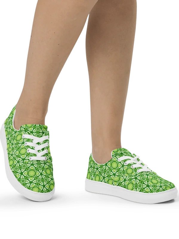 Symmetric Green Dream Lace-Ups product image (5)