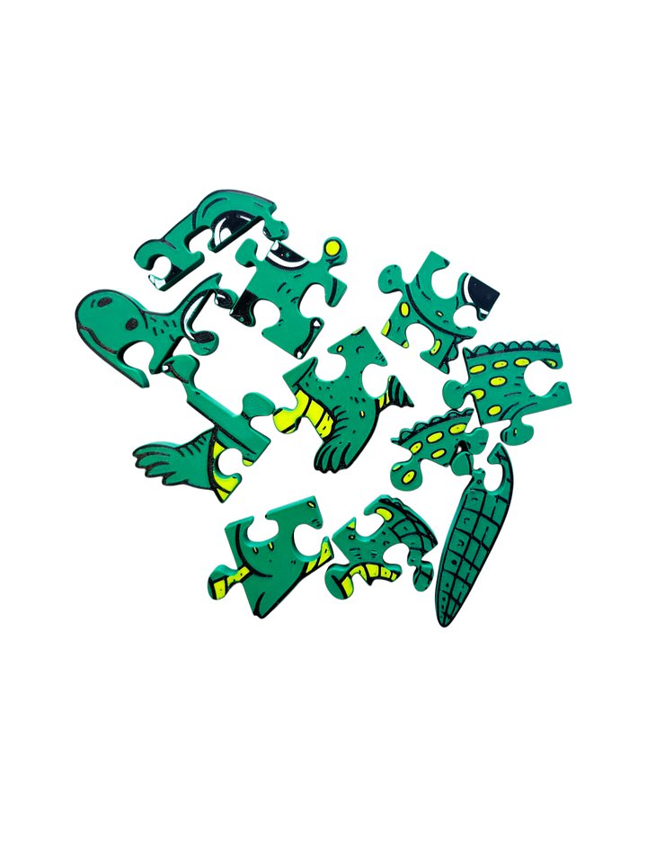Alligator 3D Printed Jigsaw Puzzle – A Thrilling Swamp Challenge! product image (2)