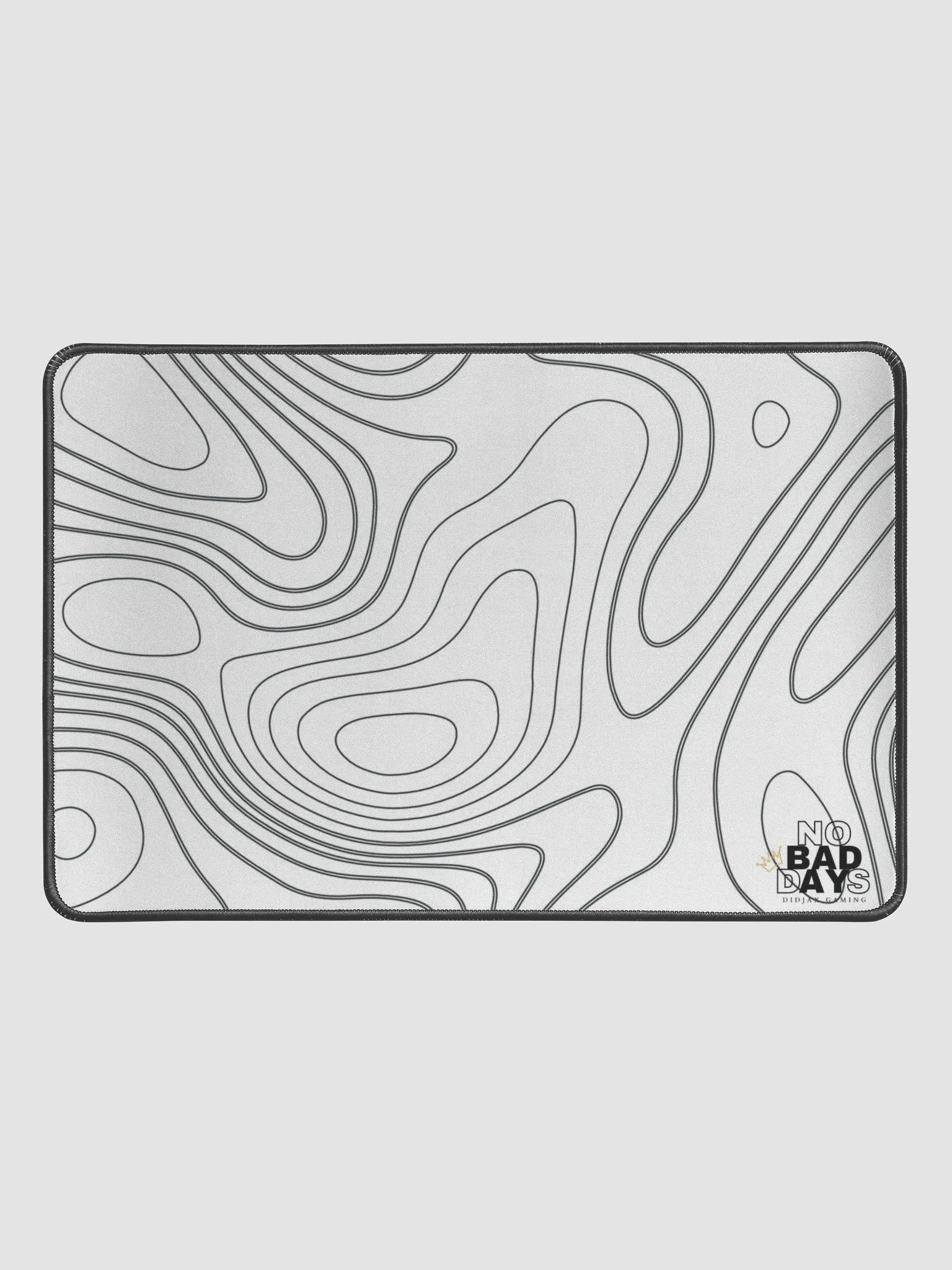 White Topo Mouse Mat product image (2)