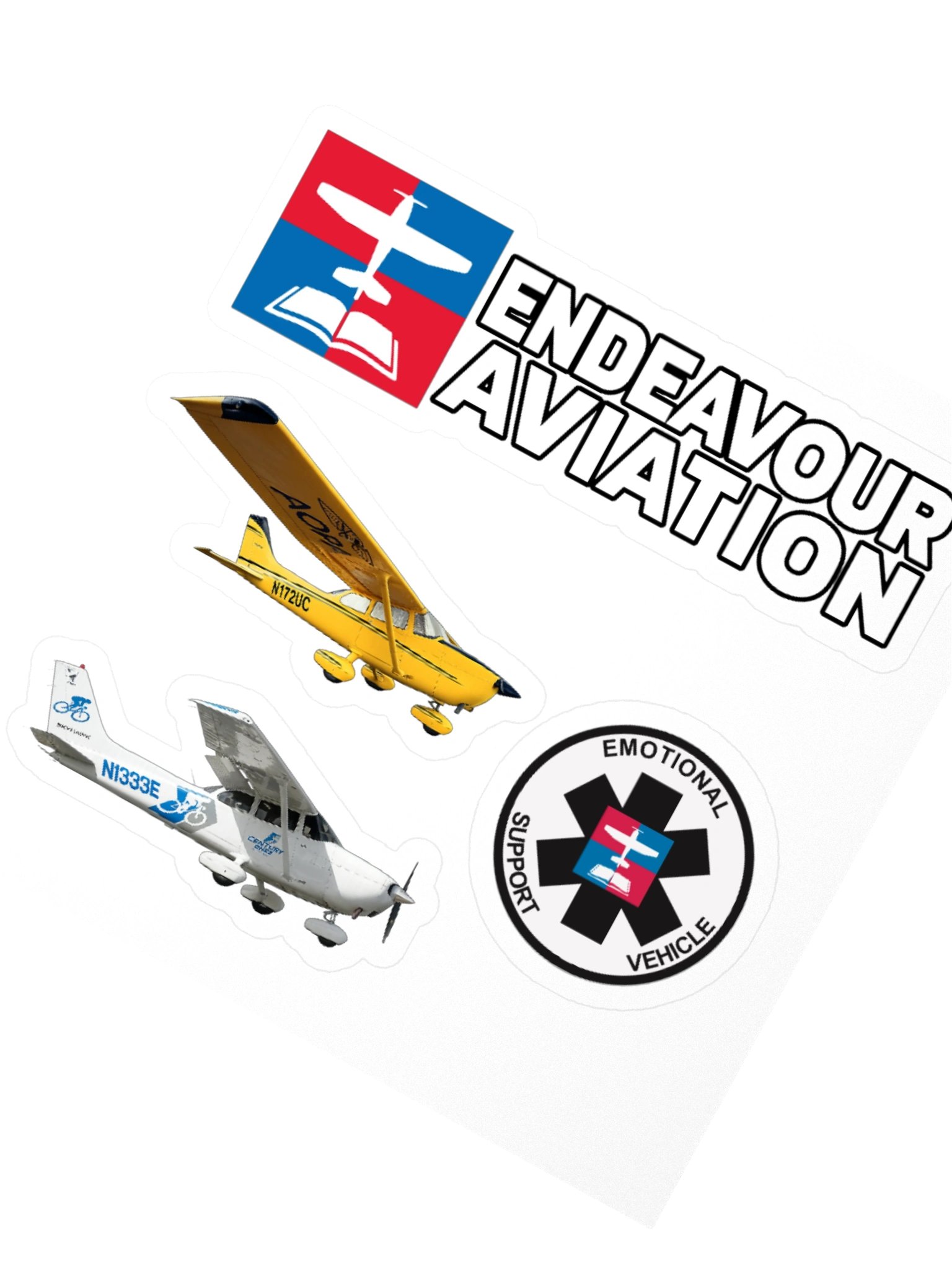 Endeavour Aviation Kiss Cut Stickers product image (5)