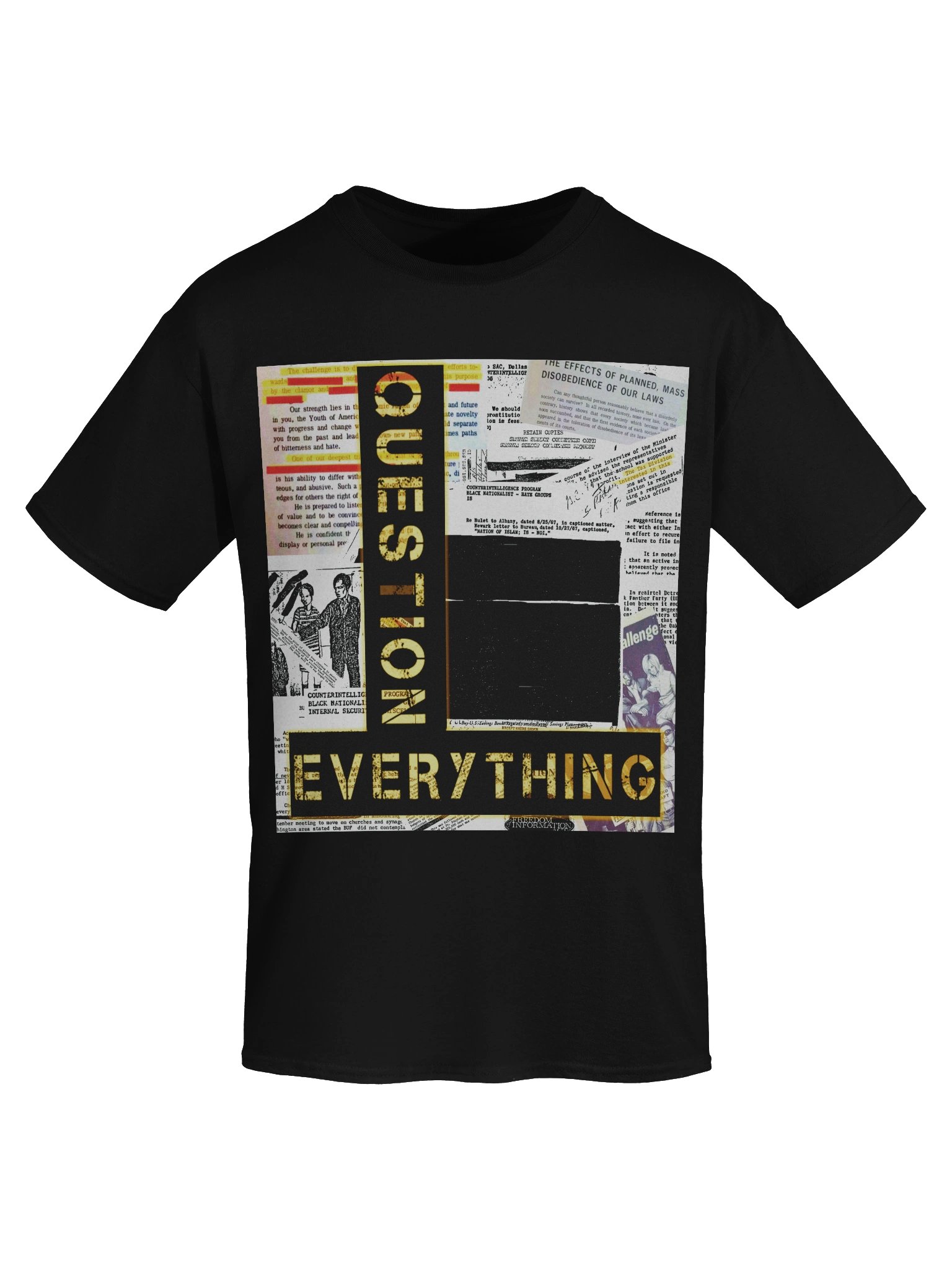QUESTION EVERYTHING - T-SHIRT (FULL) product image (58)
