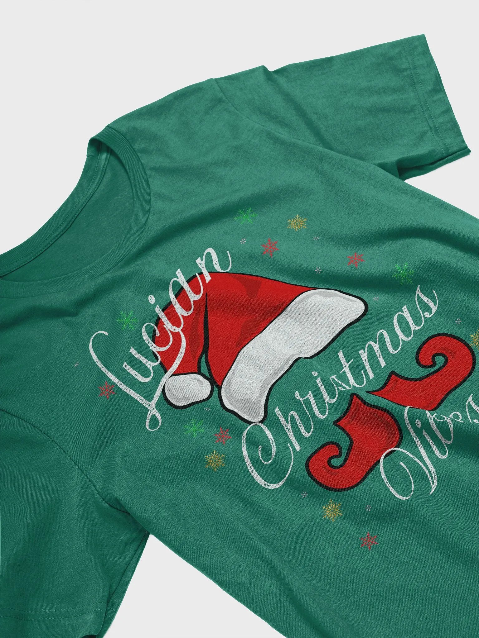 Festive Santa Hat and Elf Shoes T-Shirt product image (14)