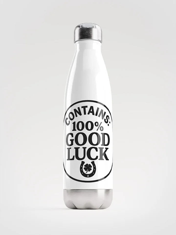 The "100% Good Luck" Stainless Steel Water Bottle product image (1)