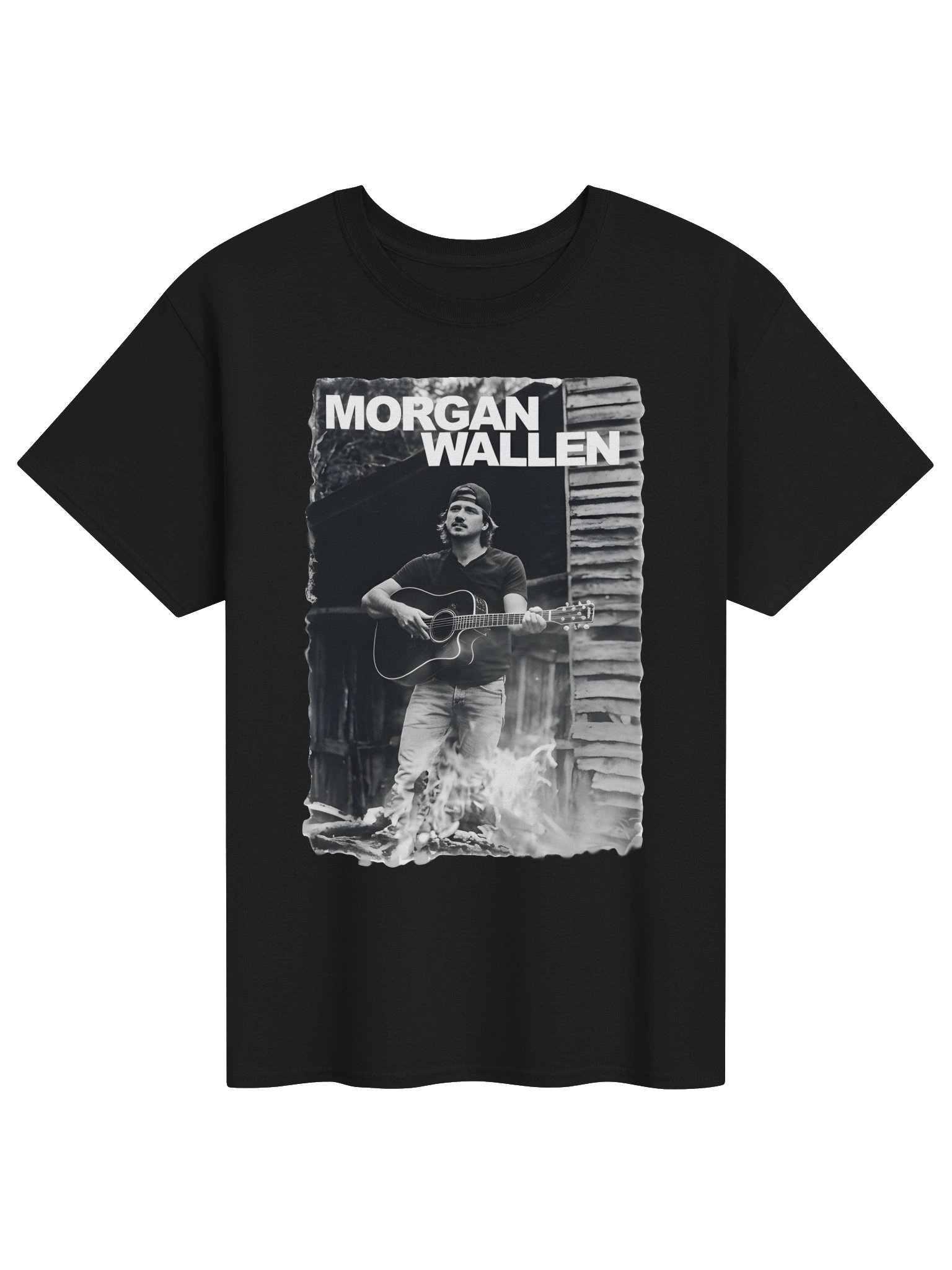 Morgan Wallen Guitar Photo T-Shirt product image (1)