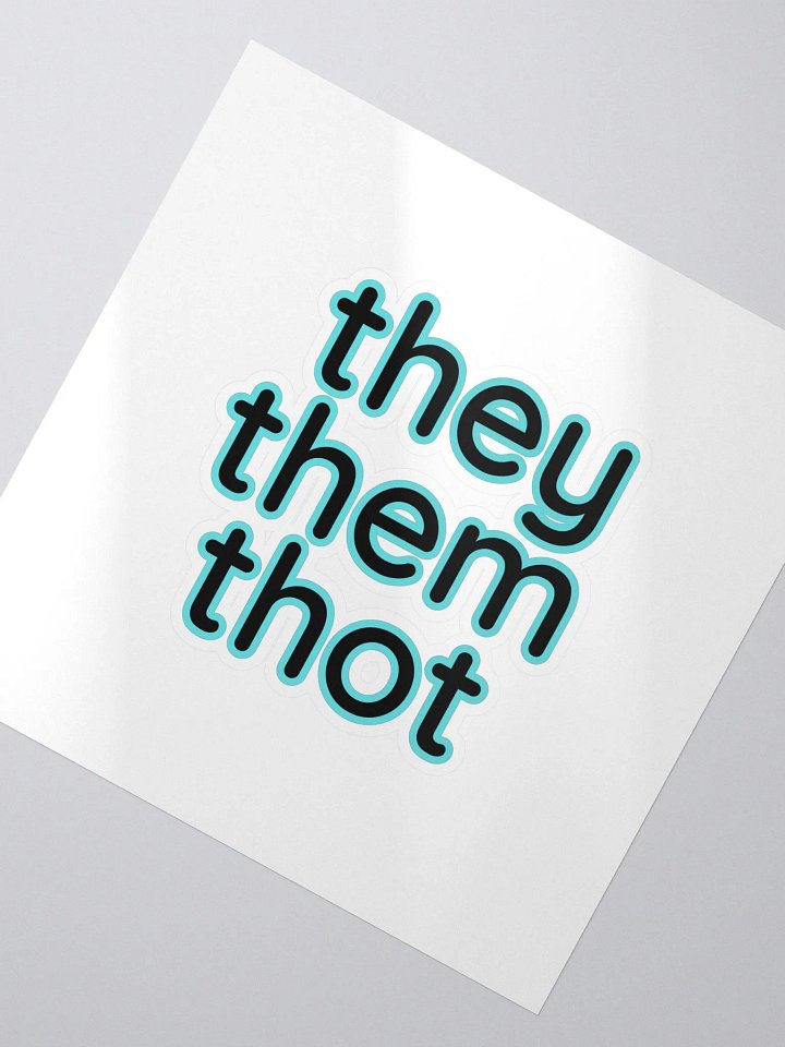 they/them/thot sticker product image (2)