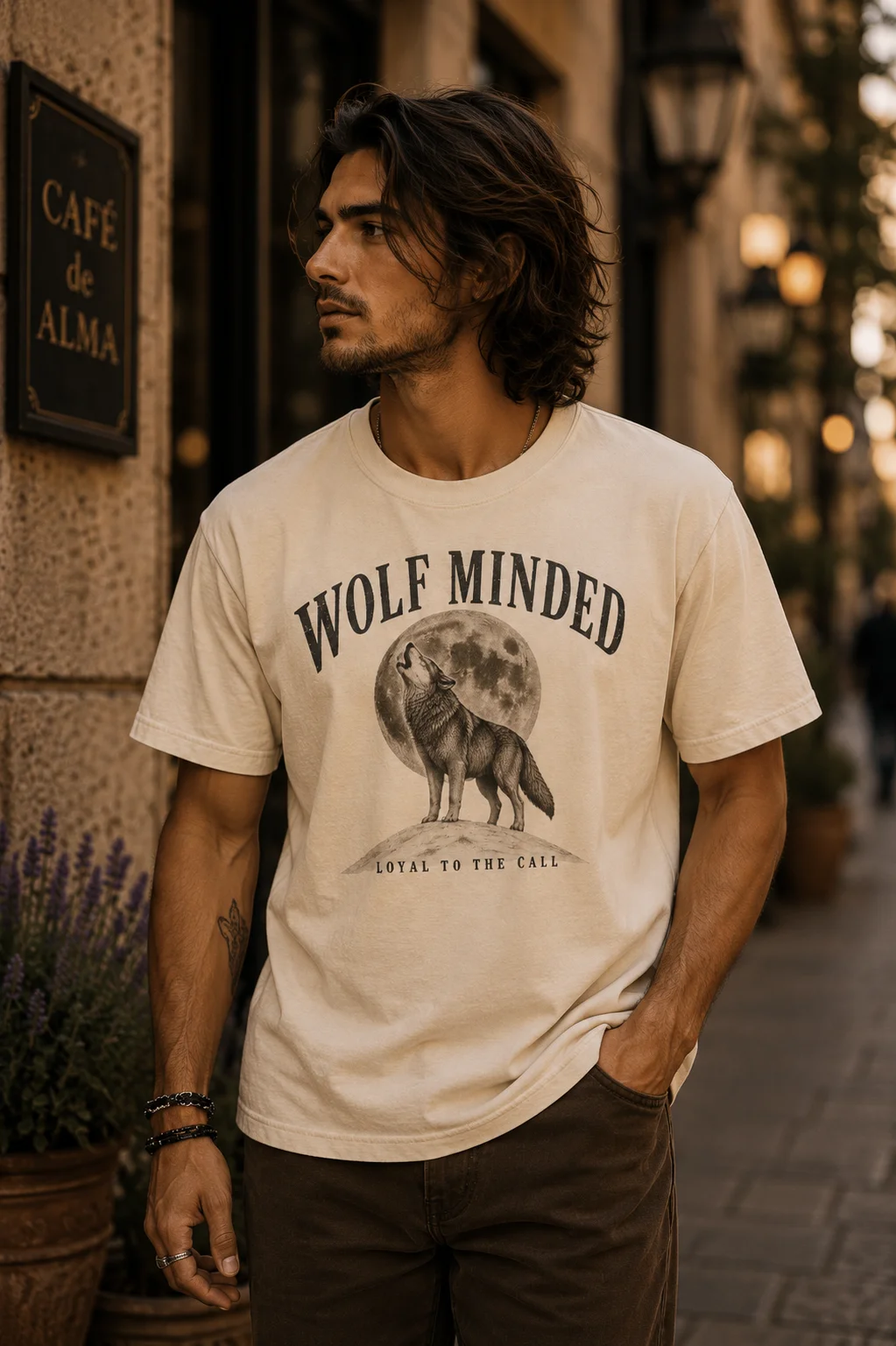 Wolf Minded | Loyal To The Call Comfort Colors Tee product image (1)