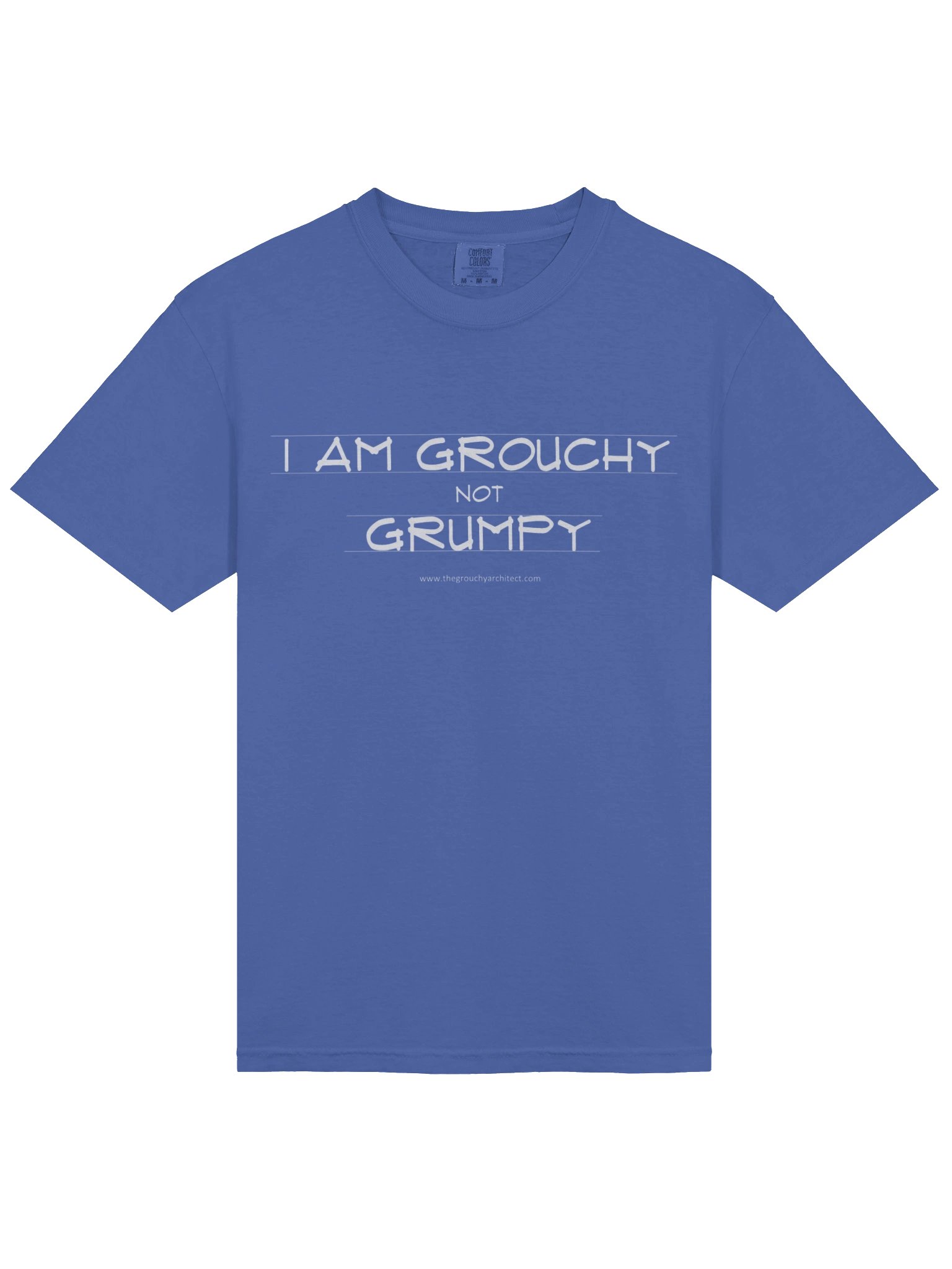 GROUCHY NOT GRUMPY cotton tee - COLORS product image (53)