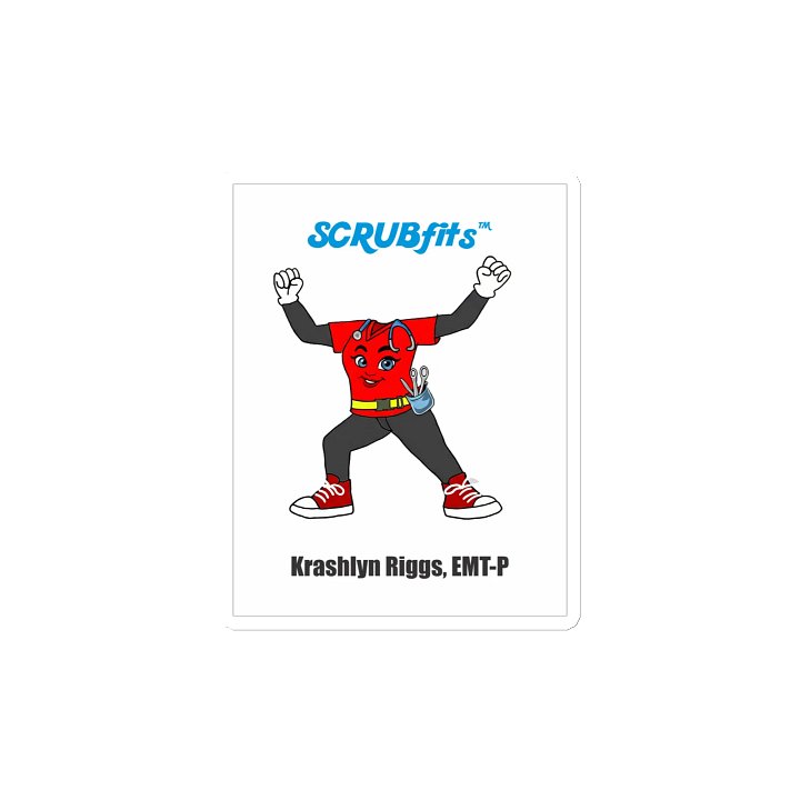 SCRUBfits™ Krashlyn Riggs, EMT-P Magnet product image (2)