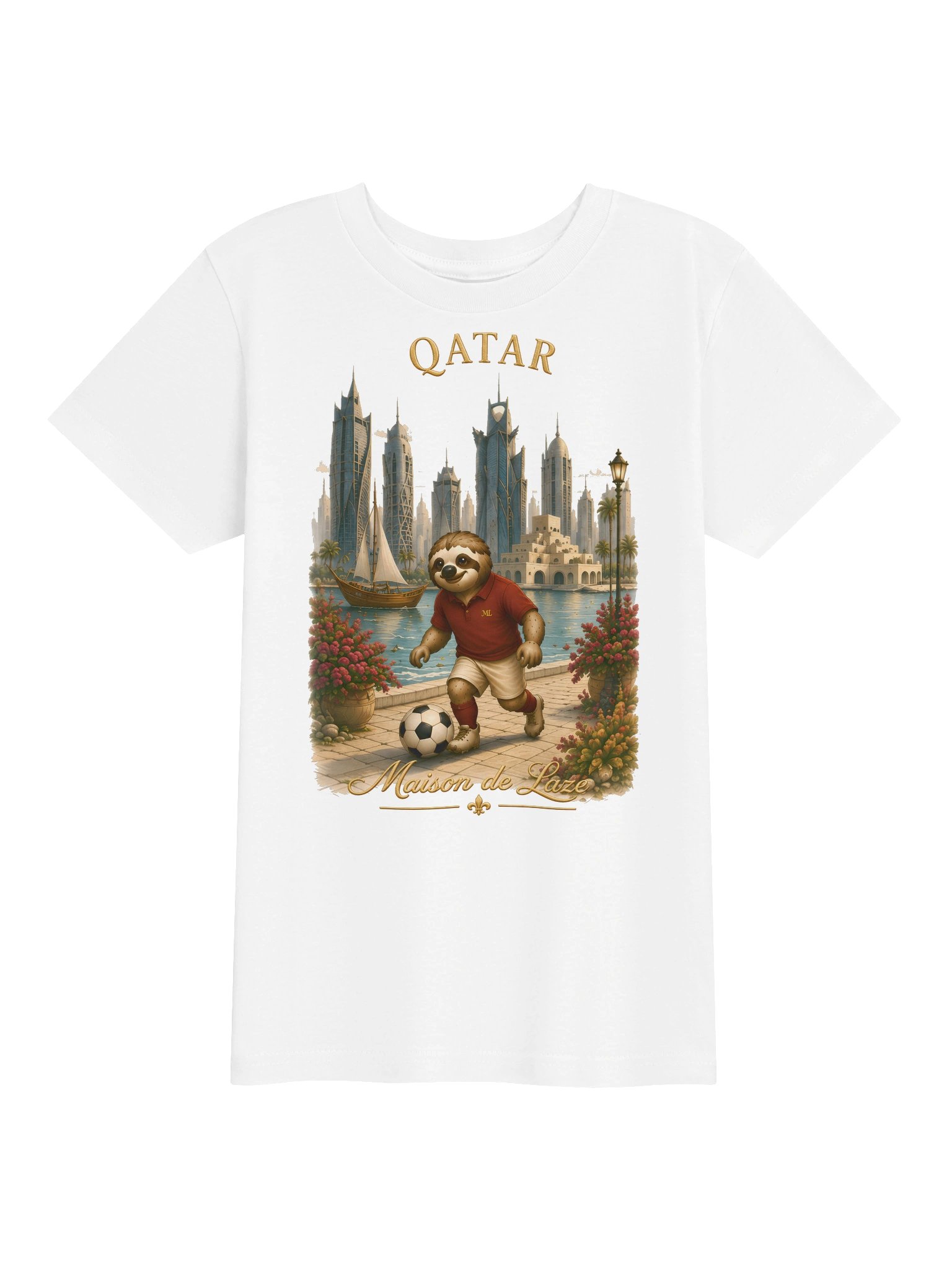 Qatar Kids' T-Shirt — World Collection product image (3)