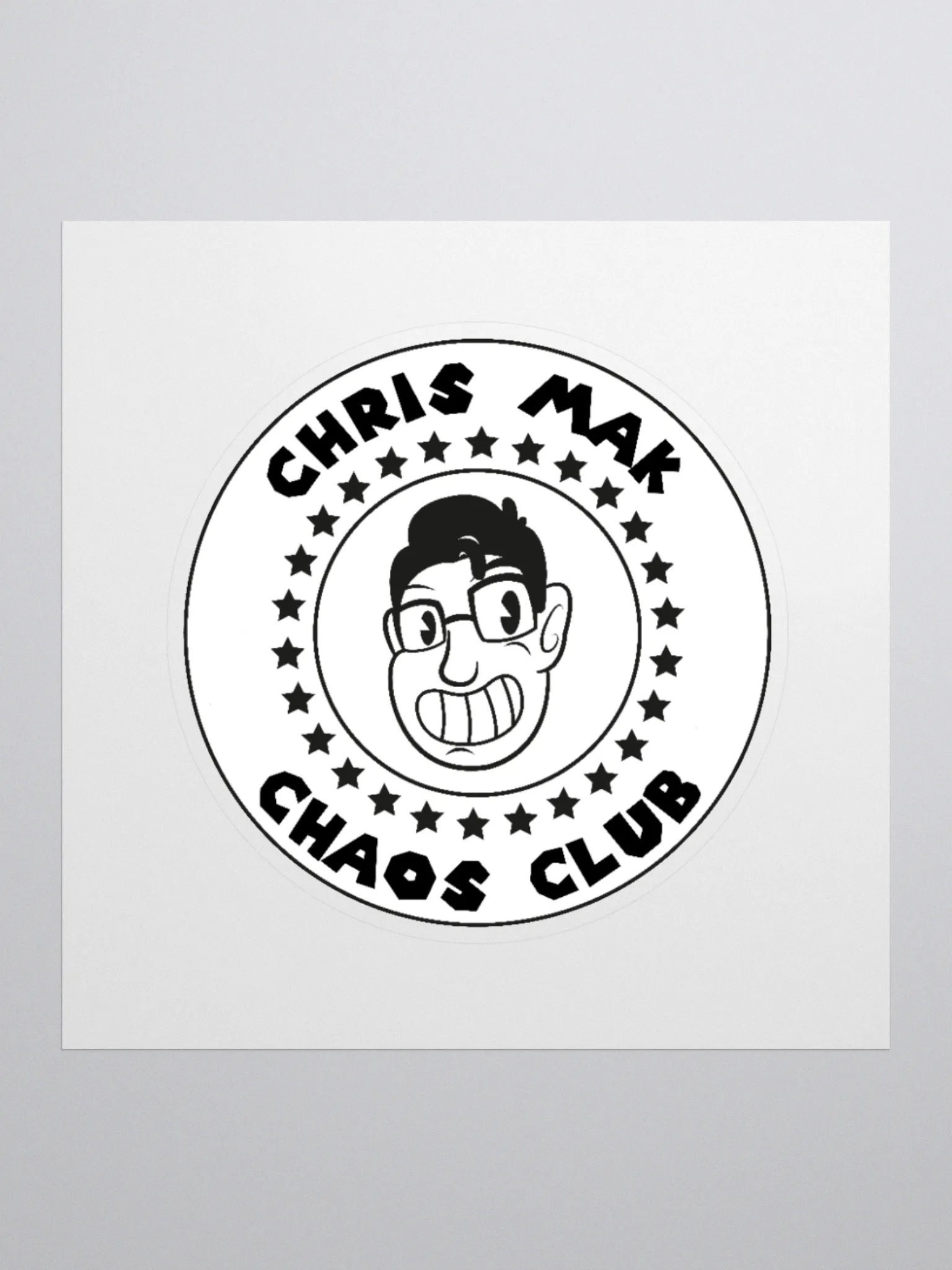 CHAOS CLUB STICKER product image (2)