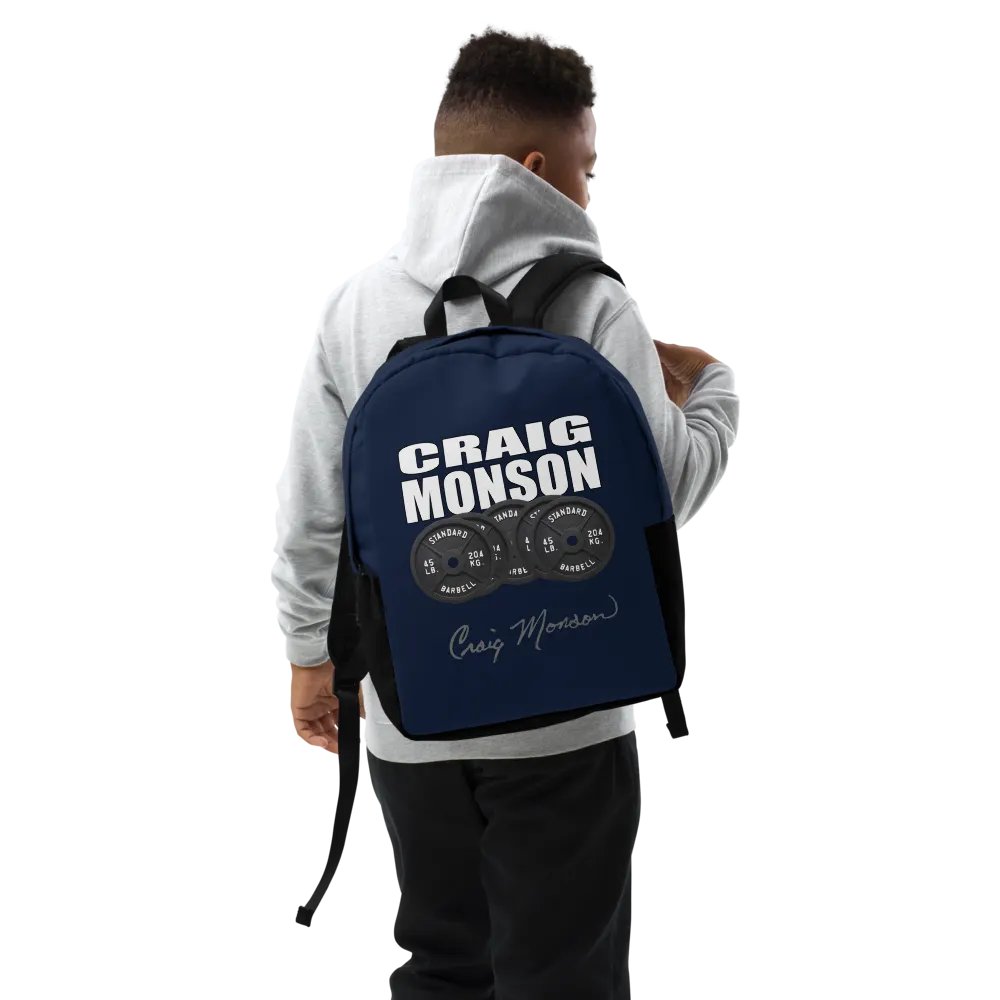 Craig Monson Barbell Signature Series Backpack (Navy Blue) product image (8)