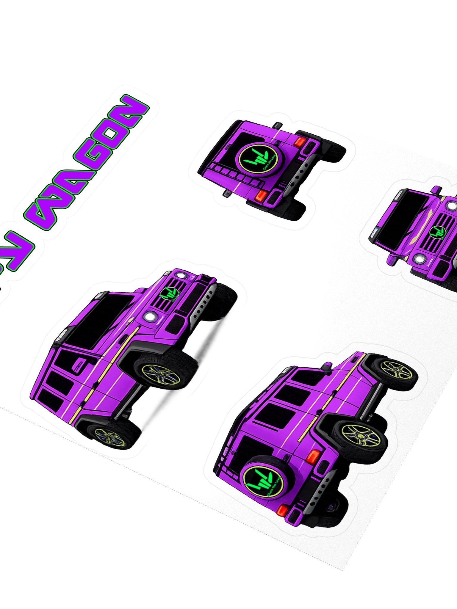 Spy Wagon Sticket Sheet! product image (3)