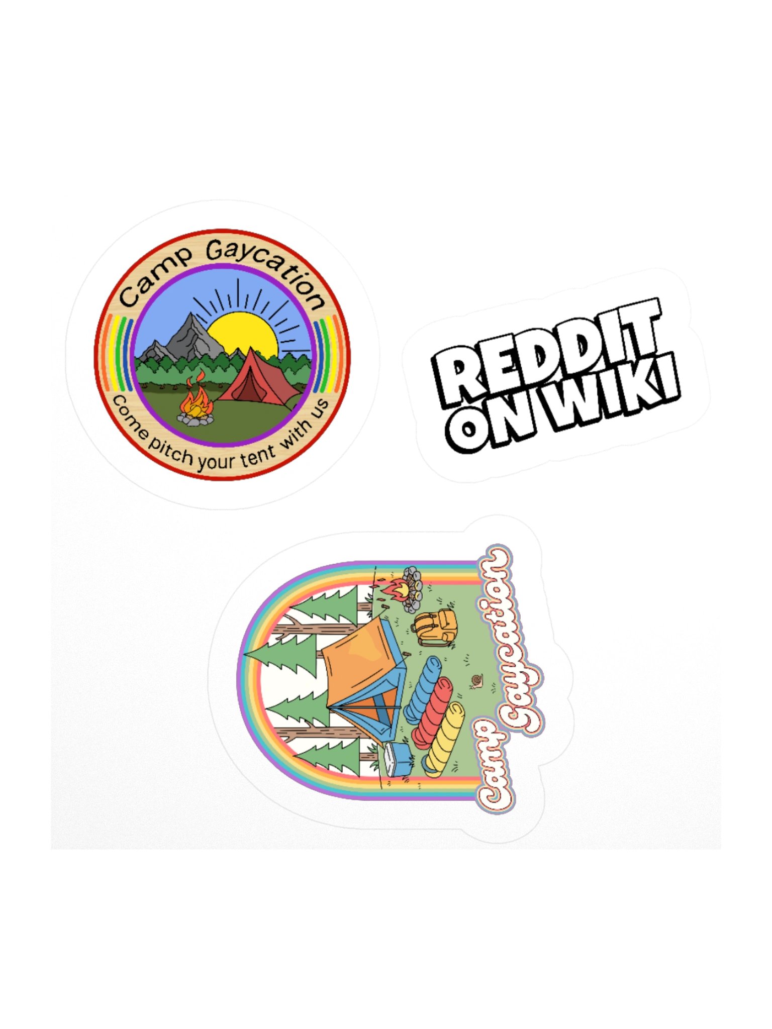 Camp Gaycation - Sticker product image (1)