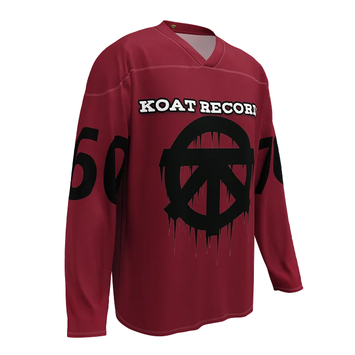 Burgundy KINGS OF ALL TRADES Symbol Hockey Jersey product image (1)