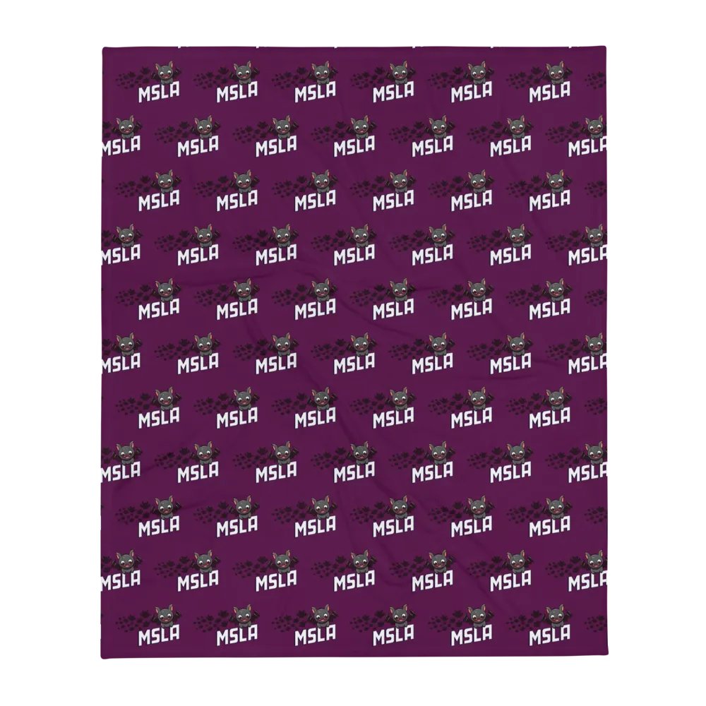 MSLA Halloween Bat - Throw Blanket product image (1)