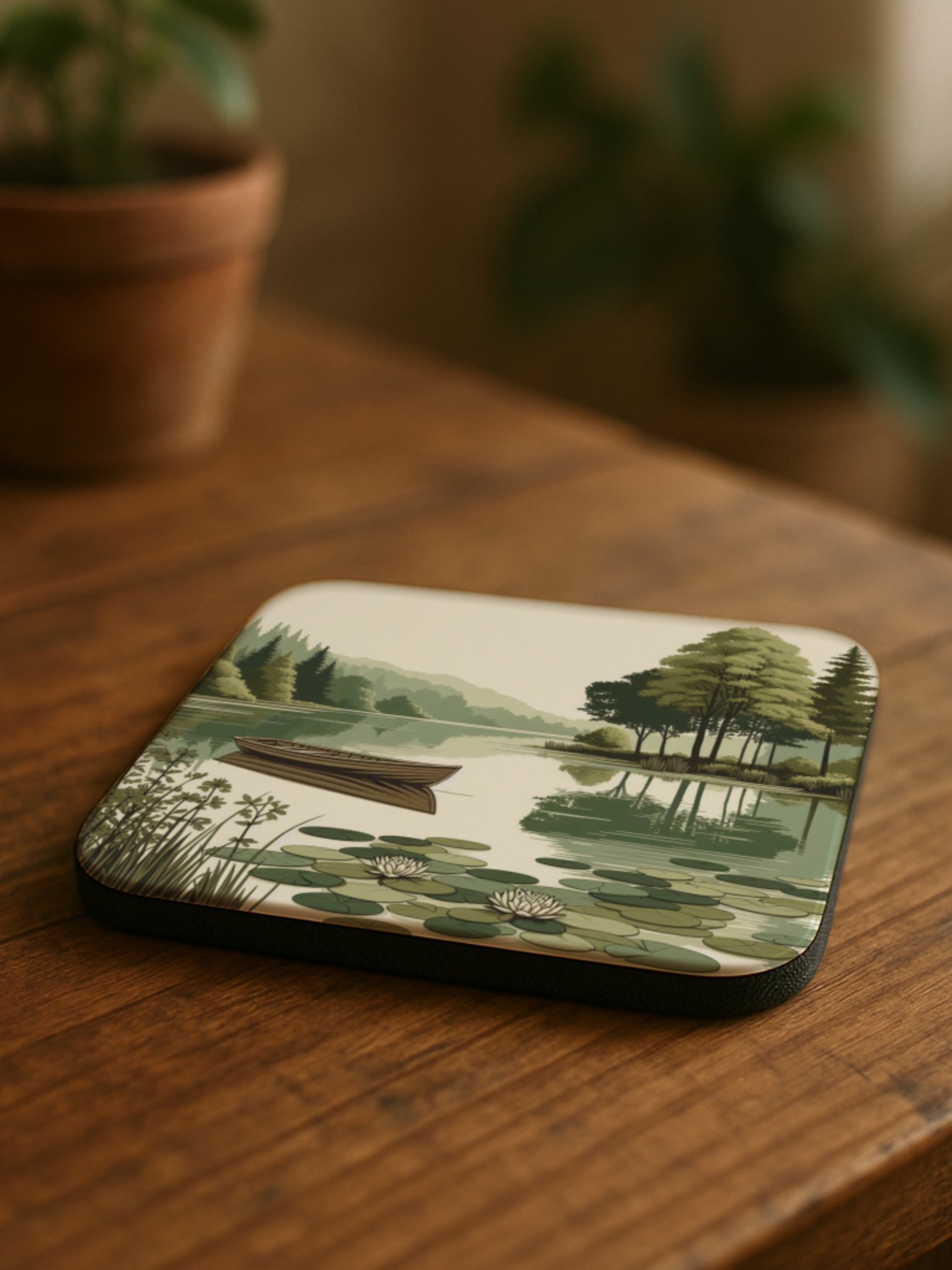 Lily Lake Cork Coaster product image (4)