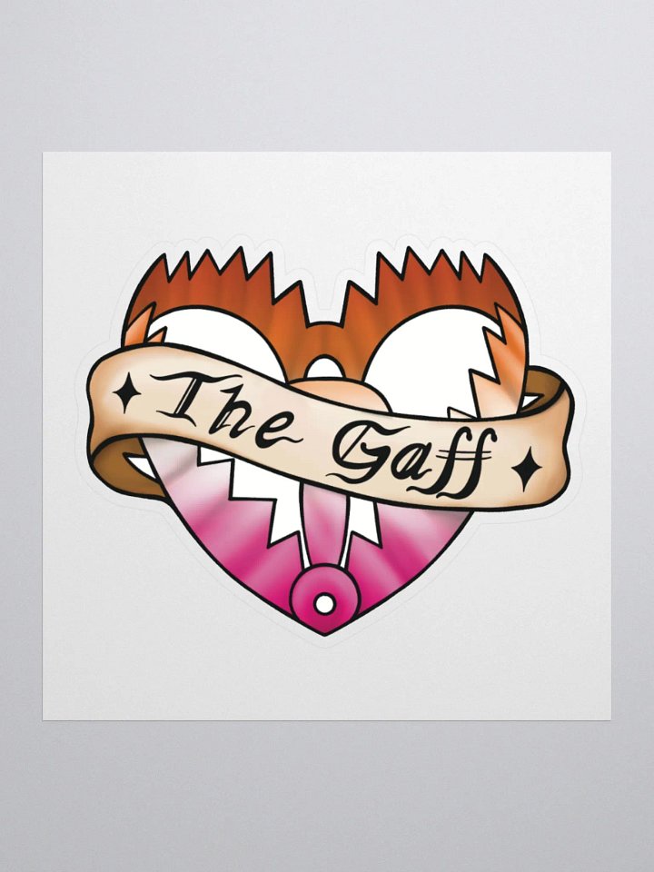 Lesbian "The Gaff" Sticker product image (1)